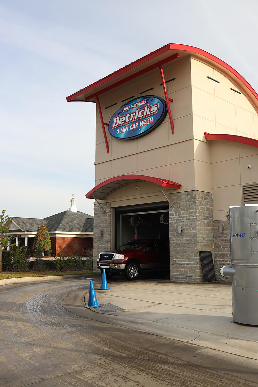 Detrick’s Car Wash entrance in South Carolina