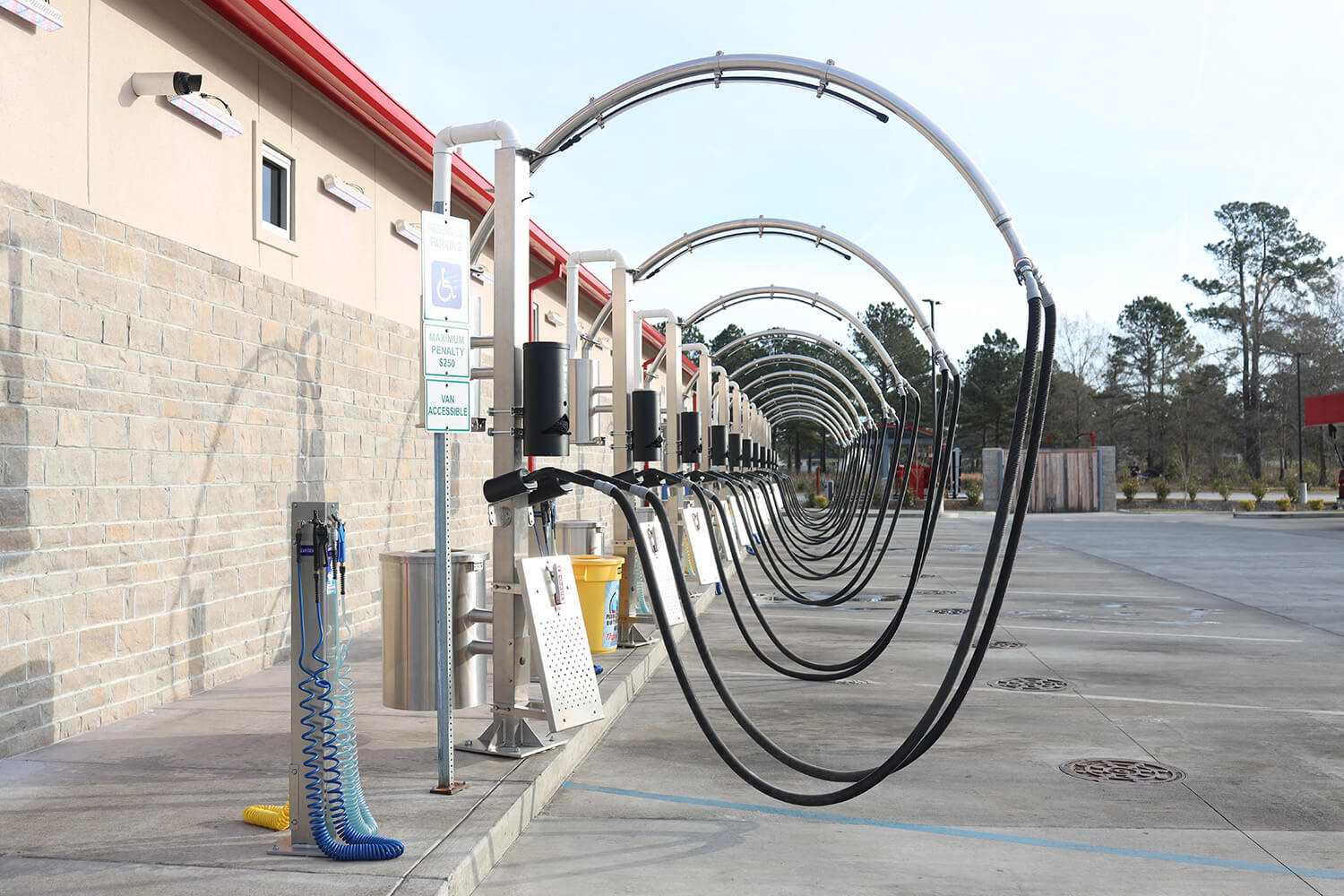 Detrick’s Car Wash Free vacuum station in South Carolina