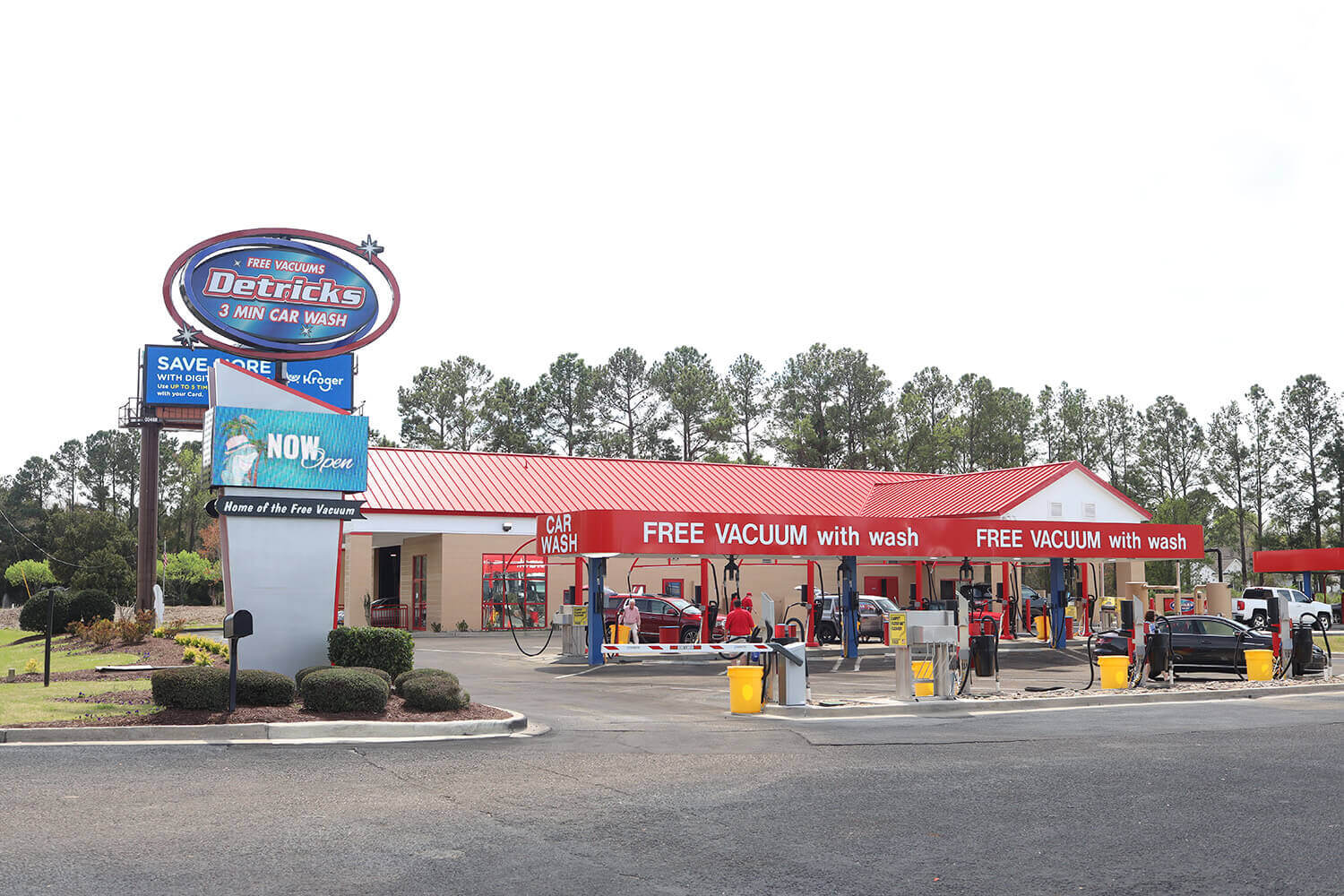 Detrick’s Car Wash free vacuum station in South Carolina