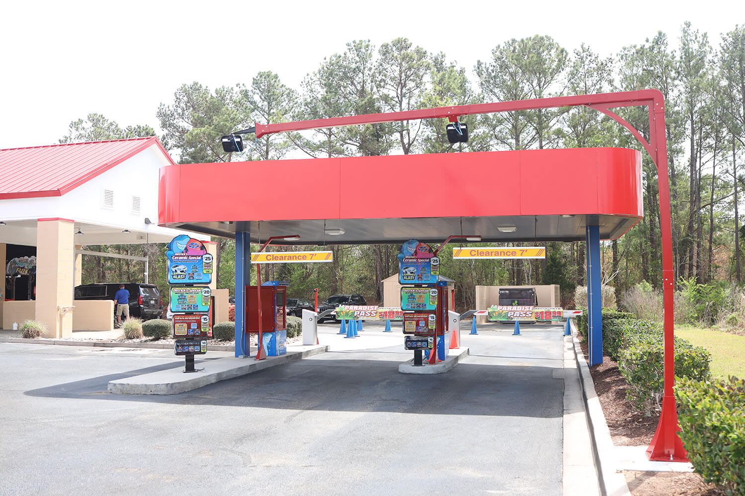 Detrick’s Car Wash entrance in South Carolina