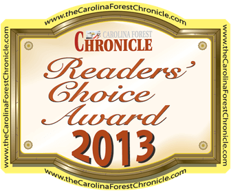 Carolina Forest Chronicle Readers' Choice Award 2013